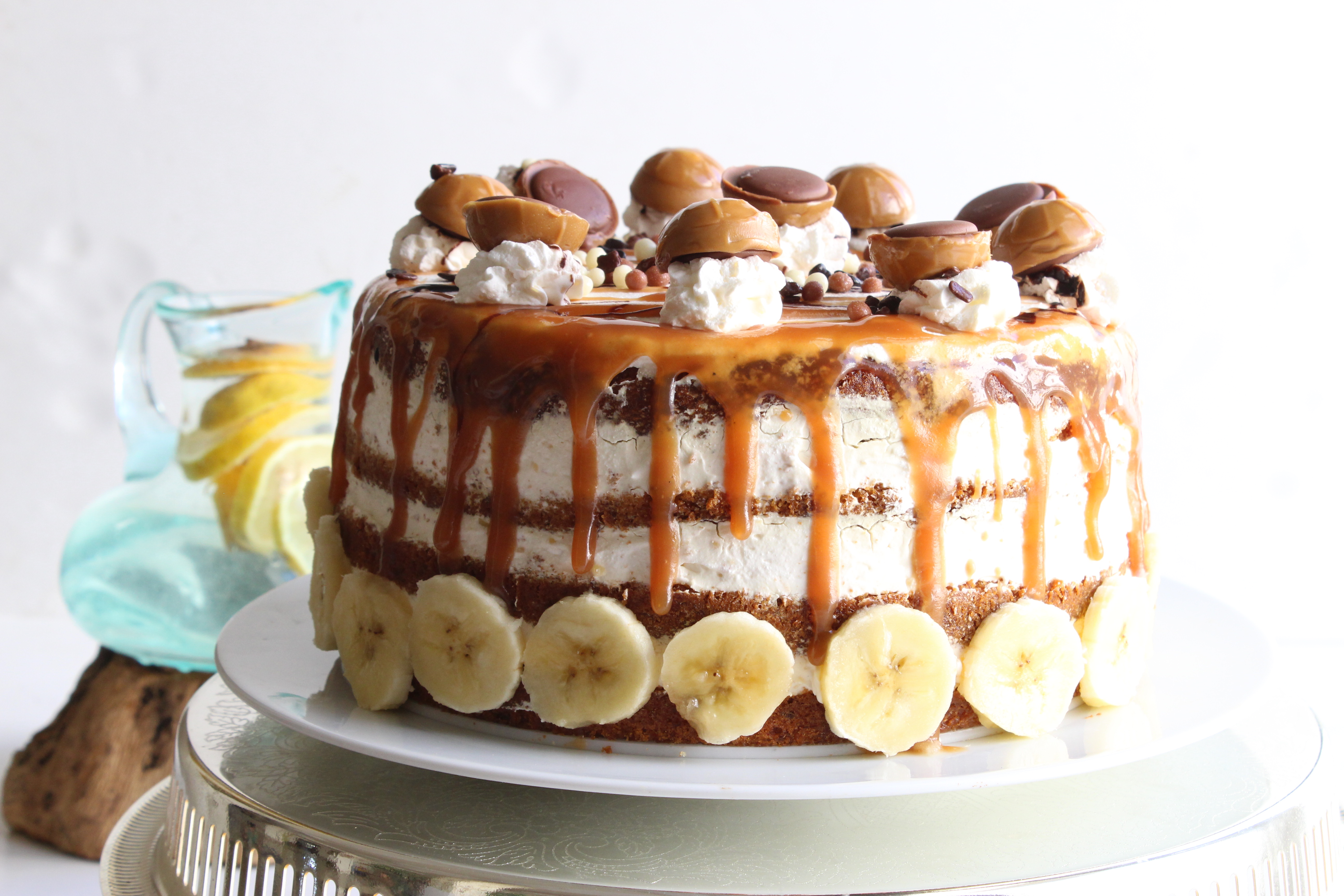 Gateau A La Banane Et Au Caramel